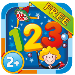 Учим цифры 2+ Free. Детское игровое приложение для Android.