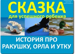 Сказка на ночь для успешного ребенка «Будь орлом, а не уткой!» (Бодо Шефер «Законы победителей»)